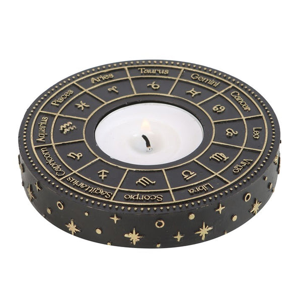 Astrology Wheel Tealight Candle Holder Spirit Of The Moon
