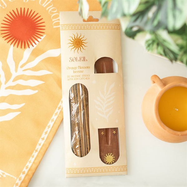 Soleil Orange Blossom Incense Stick Gift Set Spirit Of The Moon